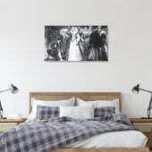 Koningin Elizabeth I Knighing Francis Drake Canvas Afdruk (Insitu (Slaapkamer))