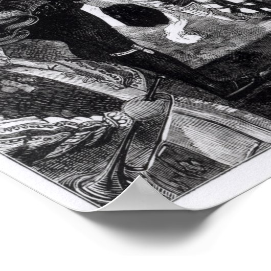 Koningin Elizabeth I Knighing Francis Drake Poster (Hoek)