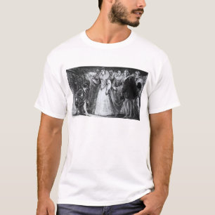 koningin Elizabeth I Knighting Francis Drake T-shirt