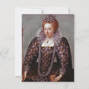 Koningin Elizabeth I met parels