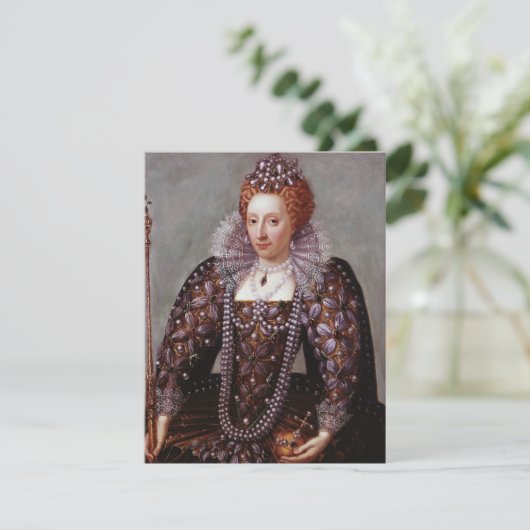 Koningin Elizabeth I met parels (Staand voorkant)