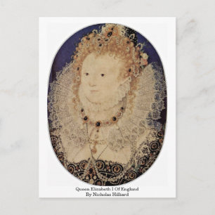 koningin Elizabeth I van Engeland door Nicholas Hi Briefkaart