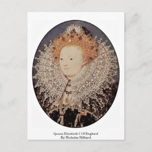 koningin Elizabeth I van Engeland door Nicholas Hi Briefkaart