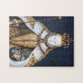 Koningin Elizabeth I van Engeland in een kroningsj Legpuzzel (Horizontaal)