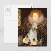 Koningin Elizabeth I - Wire Fox Terrier #1 Briefkaart (Voorkant / Achterkant)