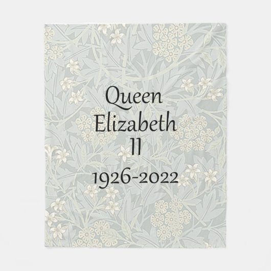Koningin Elizabeth II 1926-2022 Griekenland Fleece Deken (Voorkant)
