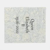 Koningin Elizabeth II 1926-2022 Griekenland Fleece Deken (Voorkant (Horizontaal))