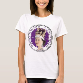 koningin Elizabeth II 2022 Platinum Jubilee 70th T-shirt