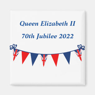 koningin Elizabeth II 70th Jubilee 2022 Magnet