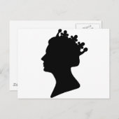 koningin Elizabeth II Briefkaart (Voorkant / Achterkant)