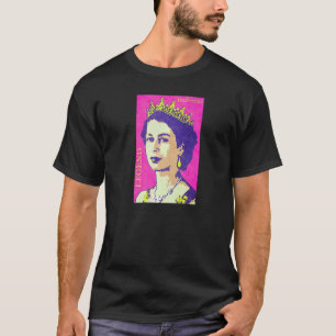 KONINGIN ELIZABETH II BRITSE MONARCH LEGENDE VEREN T-SHIRT
