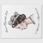 koningin Elizabeth II Cadeaupapier (Vlak)