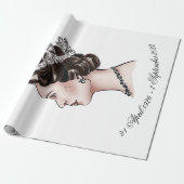 koningin Elizabeth II Cadeaupapier (Uitgerold)