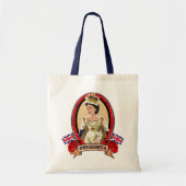 koningin Elizabeth II canvas tas (Voorkant)
