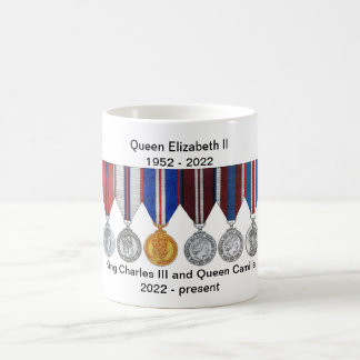 Koningin Elizabeth II en koning Charles III Mok