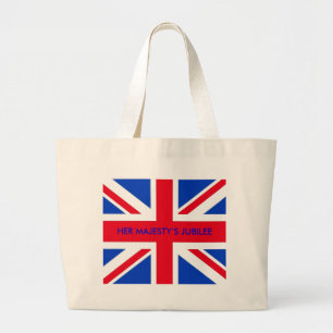 koningin Elizabeth II Grote Tote Bag
