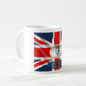 koningin Elizabeth II in liefdevol geheugen Koffiemok (Voorkant links)