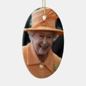 Koningin Elizabeth II Koningin van het Verenigd Ko Keramisch Ornament (Rechts)