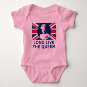 Koningin Elizabeth II Leve de Koningin Romper (Voorkant)