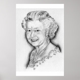 koningin Elizabeth II Poster
