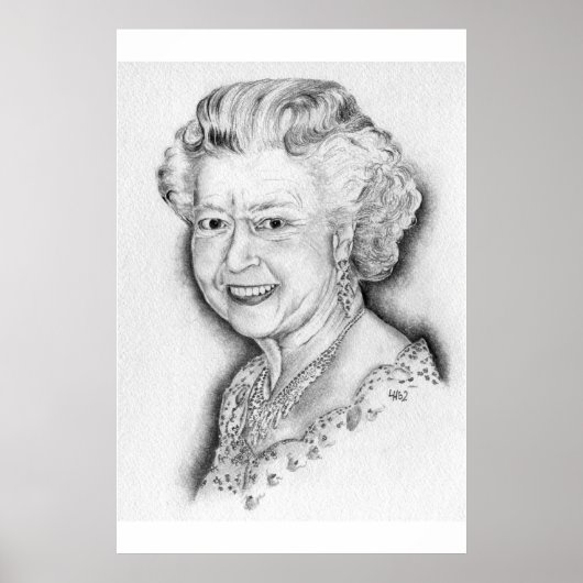 koningin Elizabeth II Poster (Voorkant)
