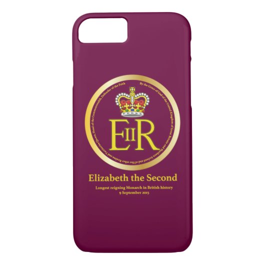 koningin Elizabeth II Reign Case-Mate iPhone Case (Achterkant)