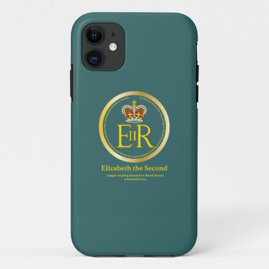 koningin Elizabeth II Reign Case-Mate iPhone Case (Achterkant)