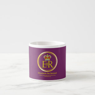 koningin Elizabeth II Reign Espresso Kop