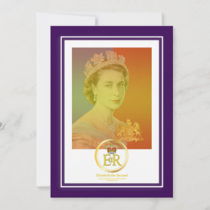 koningin Elizabeth II Reign Kaart