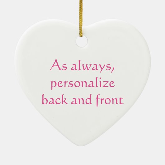 koningin Elizabeth II Reign Keramisch Ornament (Achterkant)