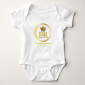 koningin Elizabeth II Reign Romper (Voorkant)