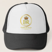 koningin Elizabeth II Reign Trucker Pet (Voorkant)