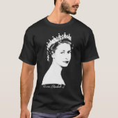 Koningin Elizabeth II - Retro Essential T-Shirt (Voorkant)