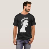 Koningin Elizabeth II - Retro Essential T-Shirt (Voorkant volledig)