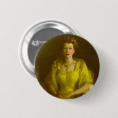 koningin Elizabeth II Ronde Button 5,7 Cm (Voorkant /achterkant)