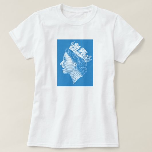 KONINGIN ELIZABETH II T-SHIRT (Design voorkant)