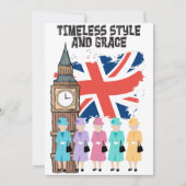 koningin Elizabeth II- Timeless Style en Grace Feestdagenkaart (Voorkant)
