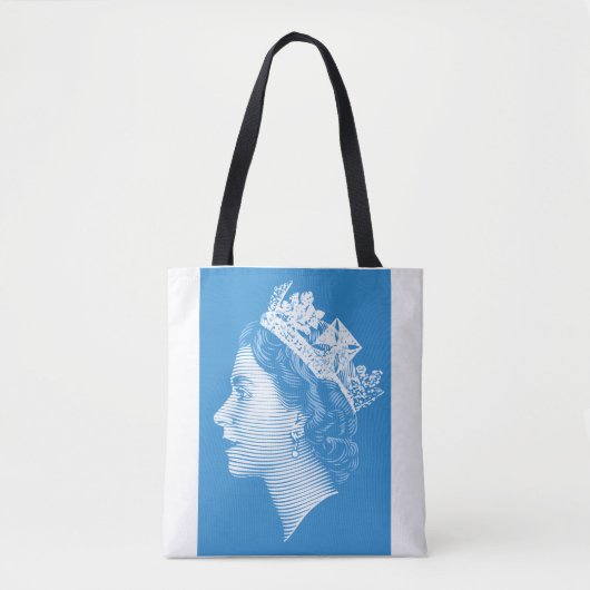KONINGIN ELIZABETH II TOTE BAG (Voorkant)