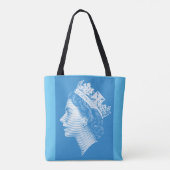 KONINGIN ELIZABETH II TOTE BAG (Achterkant)