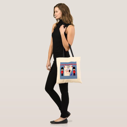 koningin Elizabeth II van Engeland 90e verjaardag Tote Bag (Voorkant (model))