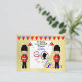 koningin Elizabeth II van Engeland 90th Birthday Briefkaart (Staand voorkant)