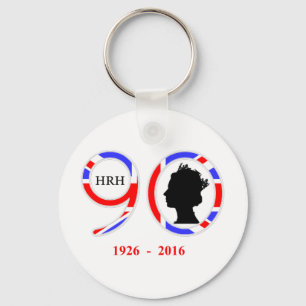 koningin Elizabeth II van Engeland 90th Birthday Sleutelhanger