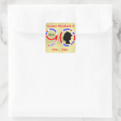 koningin Elizabeth II van Engeland 90th Birthday Vierkante Sticker (Tas)