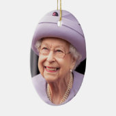 koningin Elizabeth II van het Verenigd Koninkrijk Keramisch Ornament (Rechts)