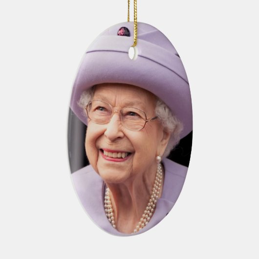 koningin Elizabeth II van het Verenigd Koninkrijk Keramisch Ornament (Rechts)