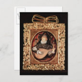 Koningin Elizabeth Ik speel de lat. Briefkaart (Voorkant / Achterkant)