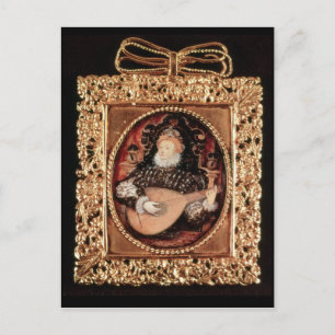 Koningin Elizabeth Ik speel de lat. Briefkaart