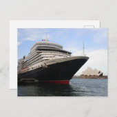 koningin Elizabeth in het Briefkaart Circular Quay (Voorkant / Achterkant)