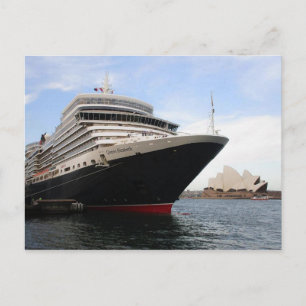 koningin Elizabeth in het Briefkaart Circular Quay