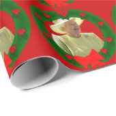 koningin Elizabeth kerstpapier met wieltjes Cadeaupapier (Rol Hoek)